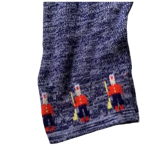 Vintage Cozy Knit Toy Soldier Romper 12 Months - Picture 5 of 6